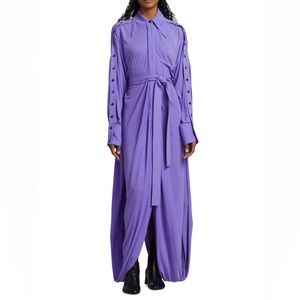 Proenza Schouler Crepe Jersey Maxi Shirt Dress